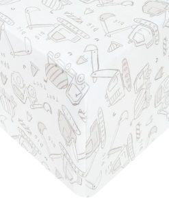 Sábana de Cuna Ajustada de Punto Premium "Gage" por Copper