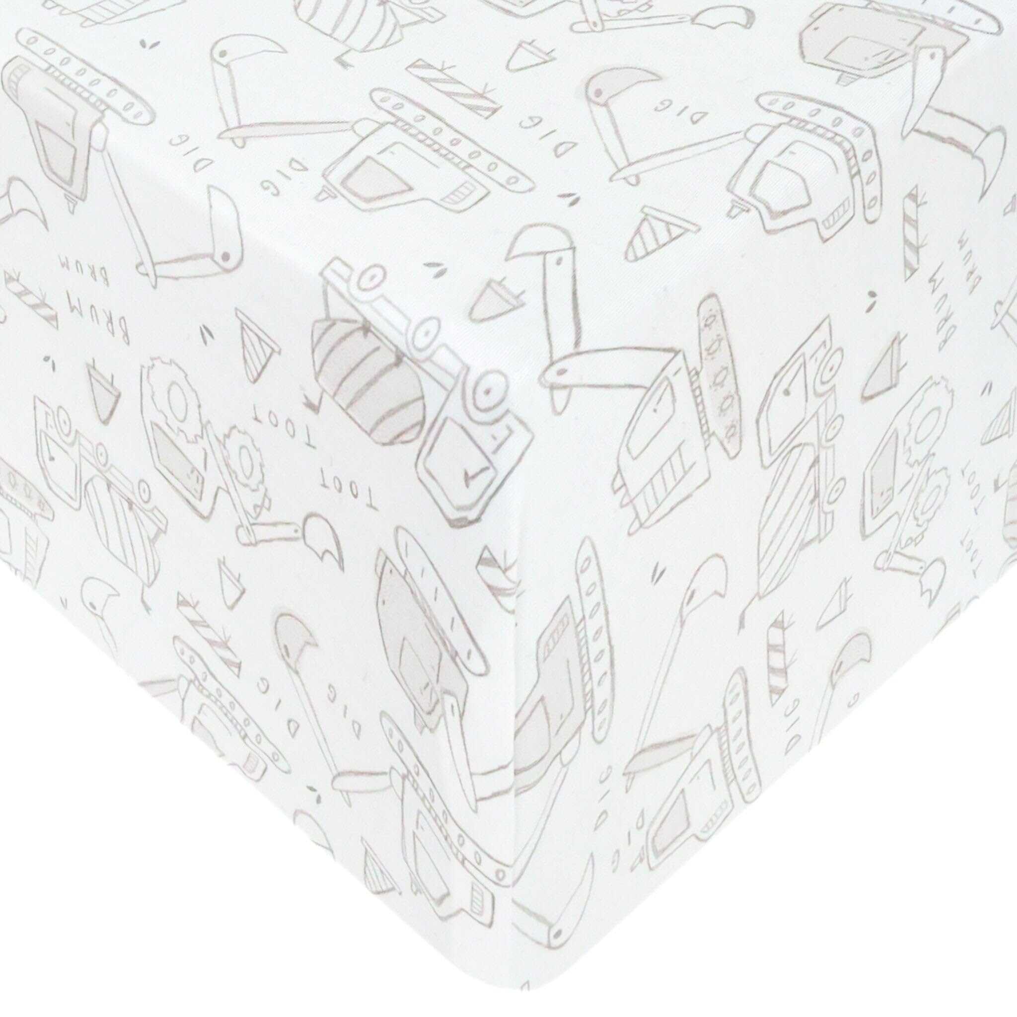 Sábana de Cuna Ajustada de Punto Premium "Gage" por Copper