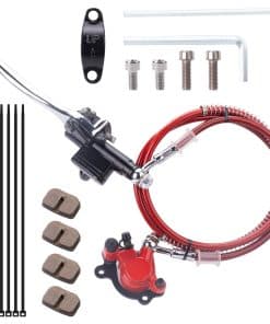 MWMNUN Motor Mejorado Sistema de Freno Hidráulico Rojo Para