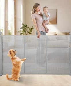 Barrera de seguridad innovadora retráctil para bebés con