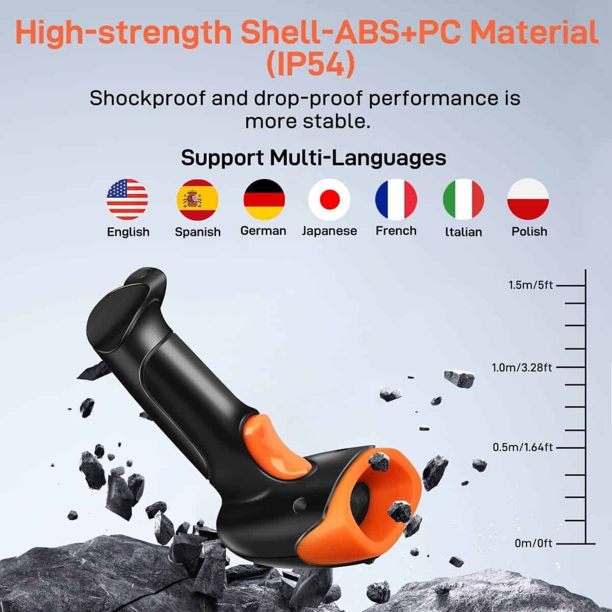 Escáner de Código de Barras Bluetooth KUIIYER, Escáner de - Imagen 9