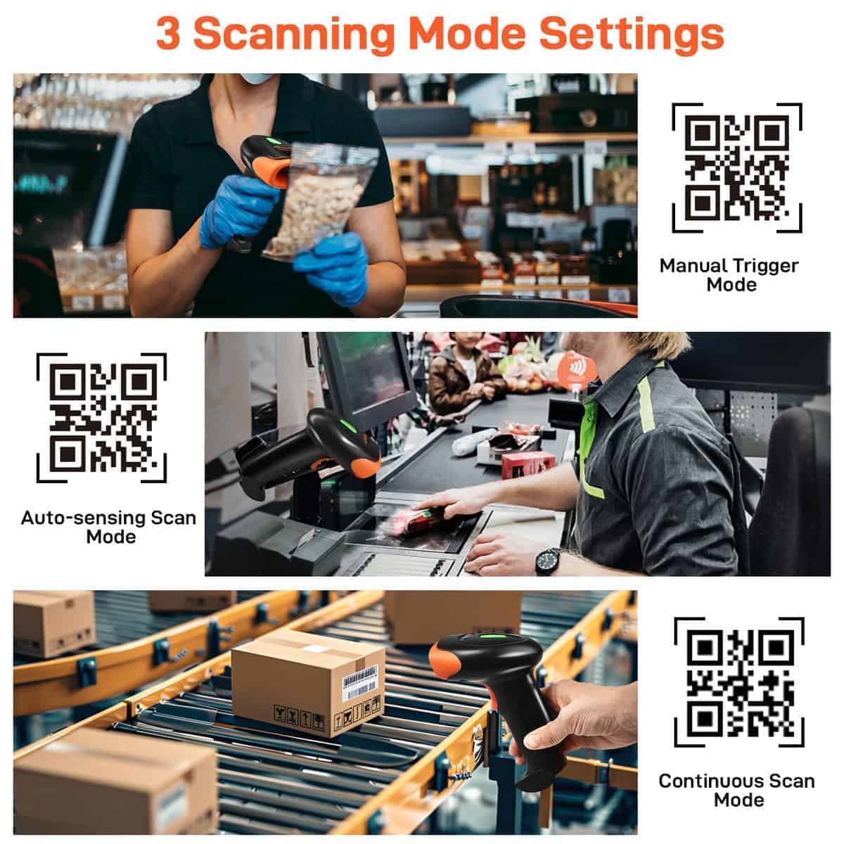 Escáner de Código de Barras Bluetooth KUIIYER, Escáner de - Imagen 6