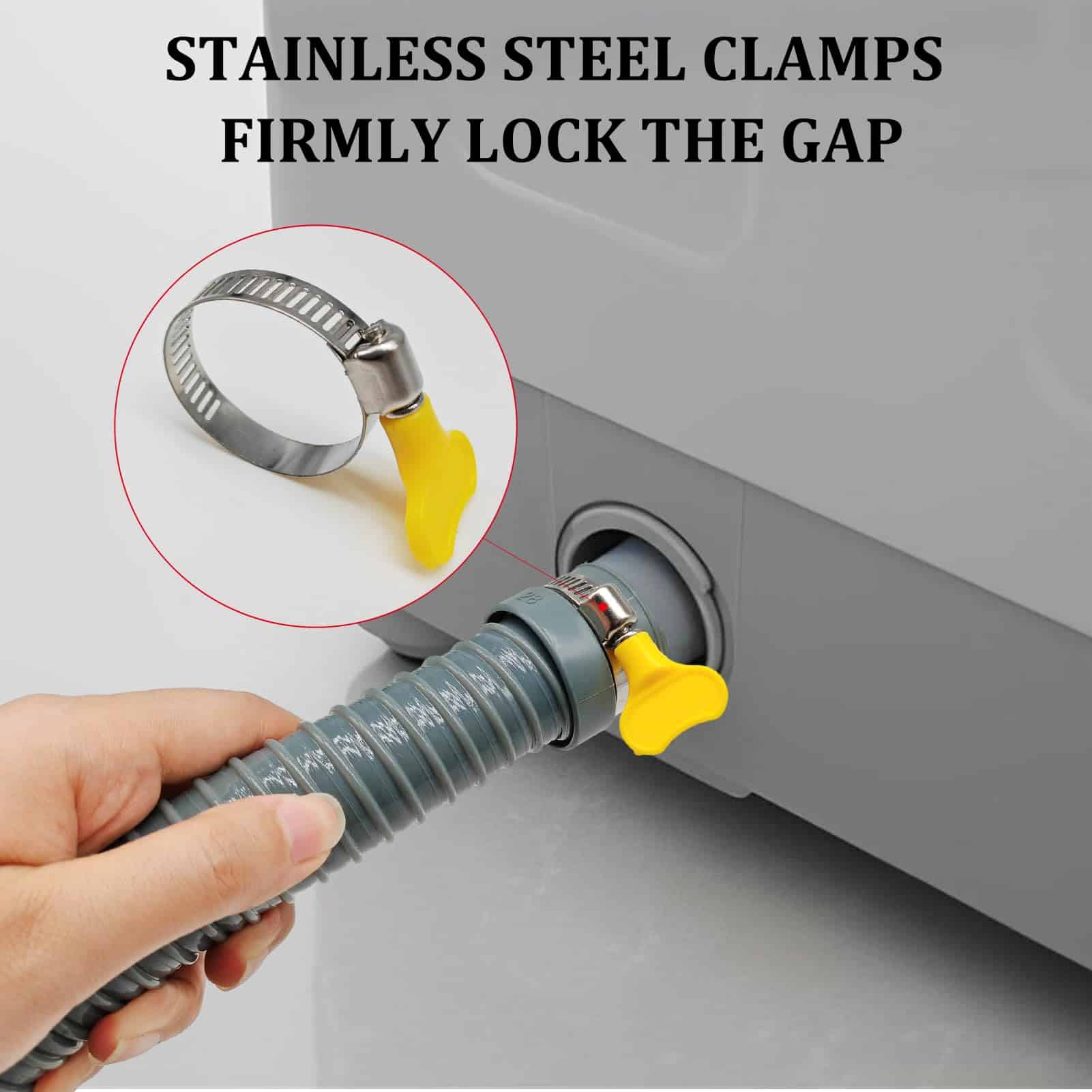 Manguera de Desagüe NANSHINE de 8 pies, Extensión Flexible - Imagen 7