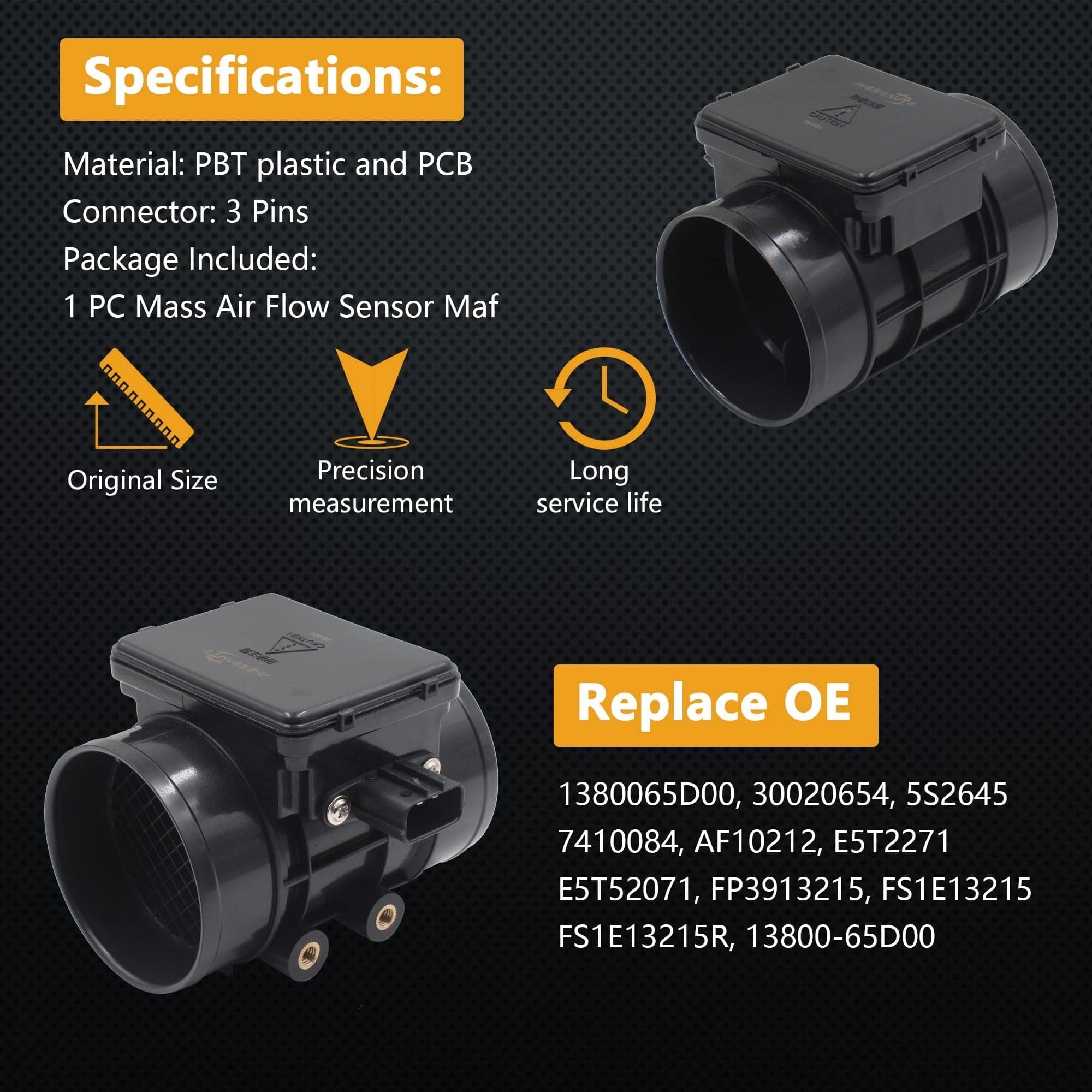 Sensor de Flujo de Aire Masa Yezoauto Compatible con - Imagen 6