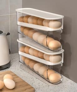 Organizador de Huevos de Heladera Rodante Automático WACOI,