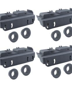 Kit de Ruedas y Portador de Repuesto para Canasta Inferior