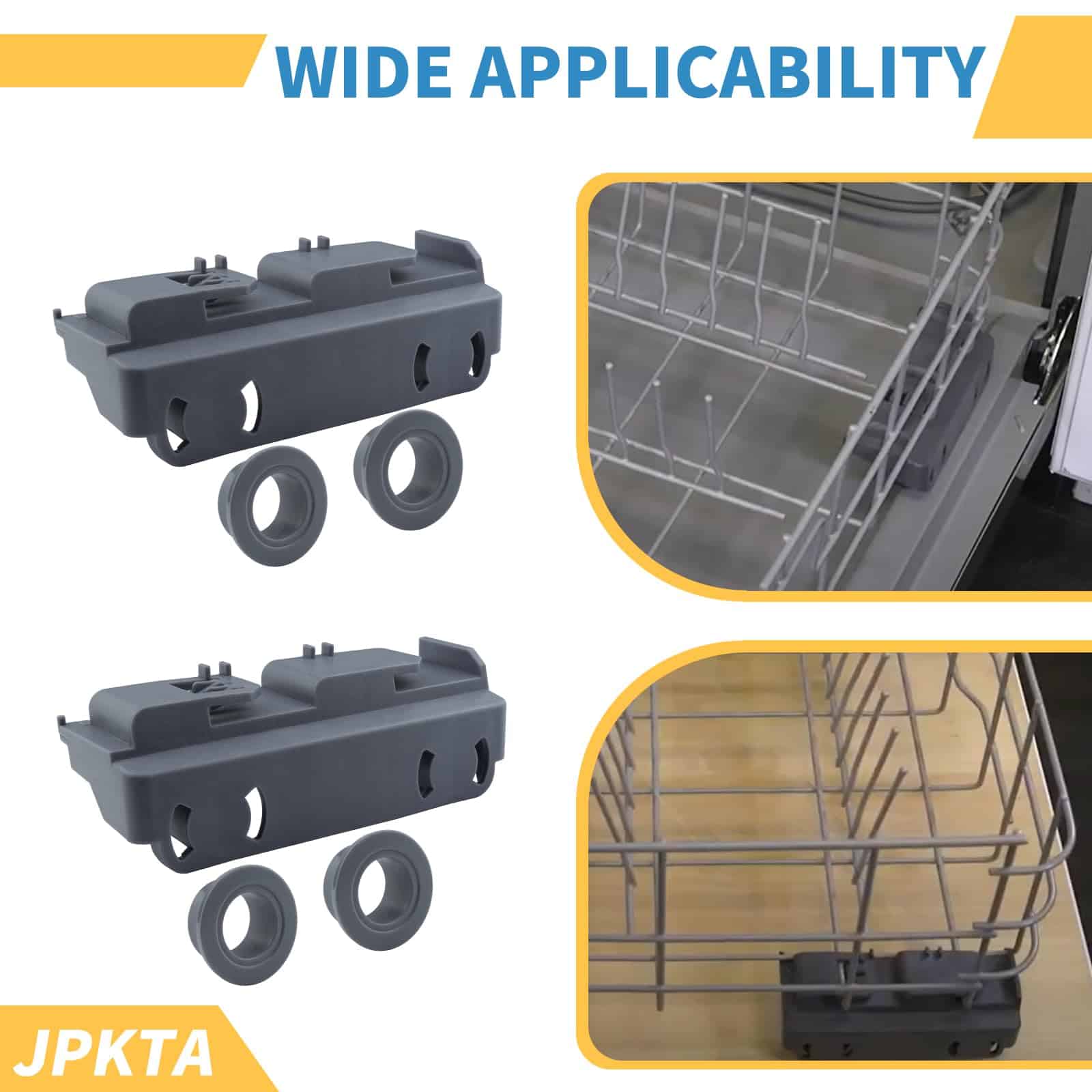 Kit de Ruedas y Portador de Repuesto para Canasta Inferior - Imagen 6