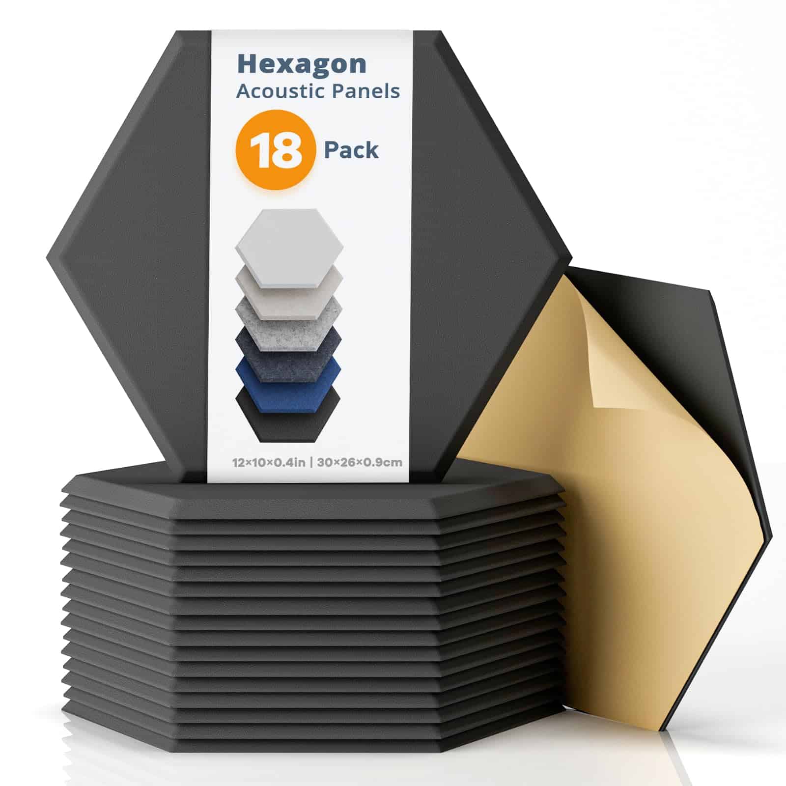 Paneles Acústicos Hexagonales, Paneles Absorbentes de - Imagen 10