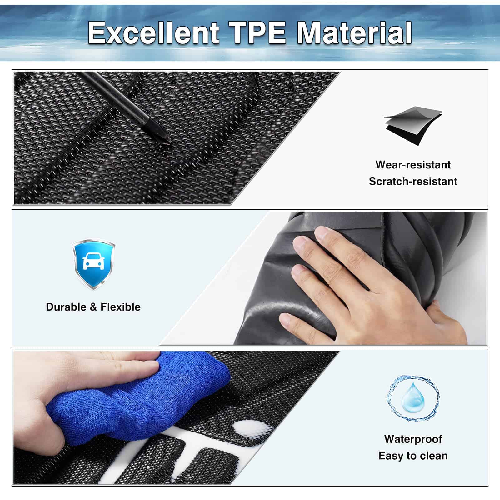 Tapetes Mixsuper compatibles con Toyota Tacoma Double Cab - Imagen 8