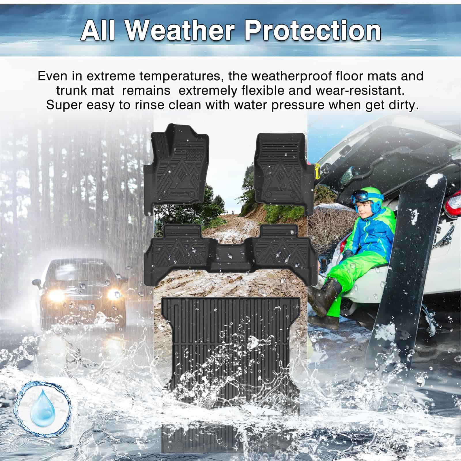 Tapetes Mixsuper compatibles con Toyota Tacoma Double Cab - Imagen 7