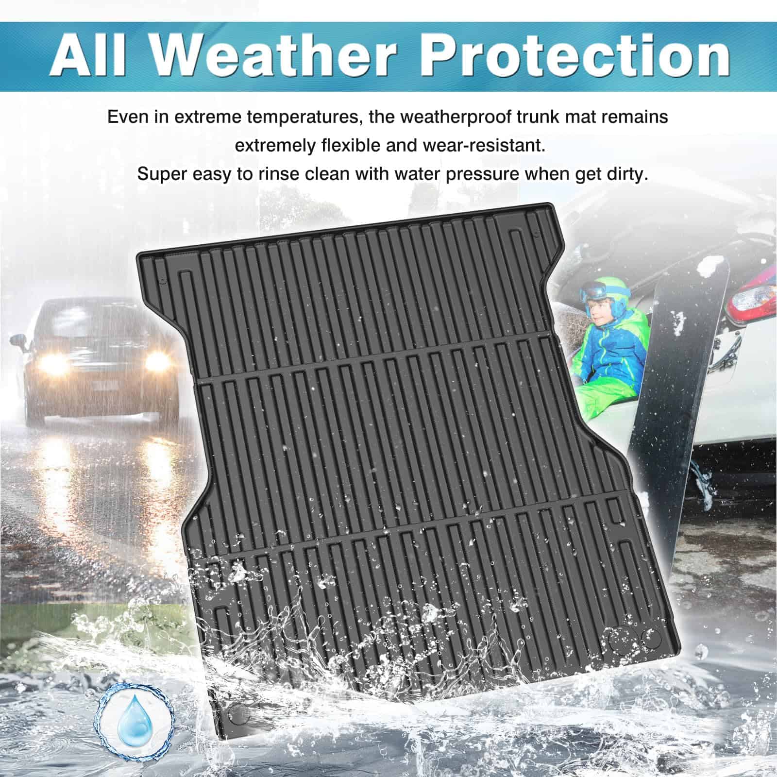 Tapete de cama para camioneta Mixsuper para Toyota Tacoma - Imagen 6