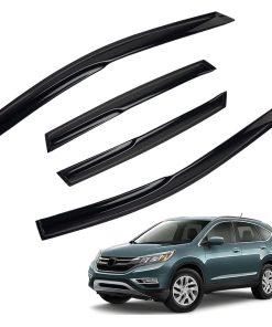 MXSAG 4pcs Juego de deflectores de ventana estilo JDM 3D