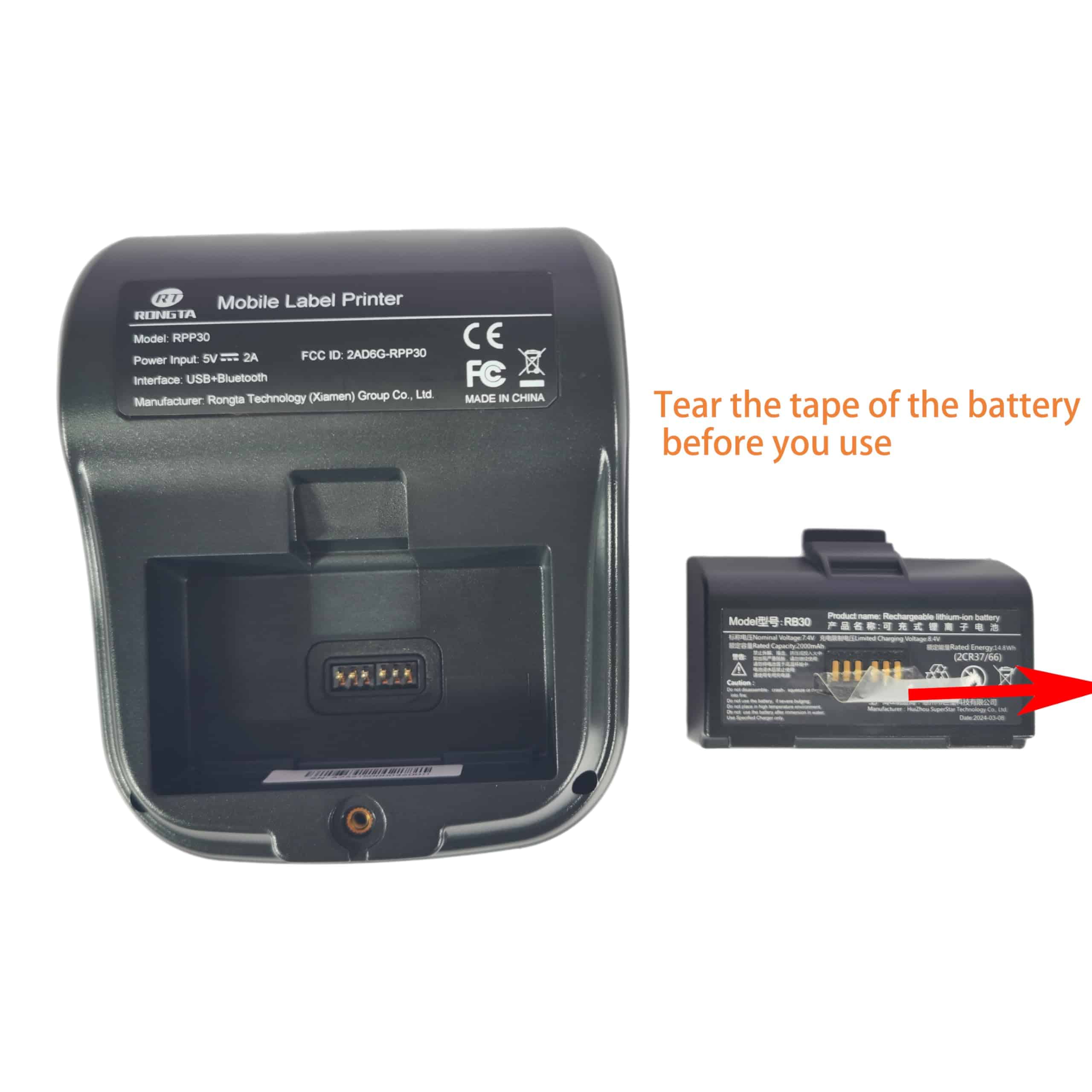 Máquina de Etiquetado Rongta con Cinta, Impresora de - Imagen 10