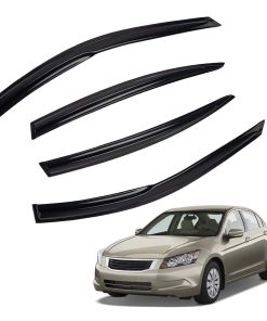 MXSAG 4pcs Juego de Viseras para Ventanas JDM 3D Wavy MU