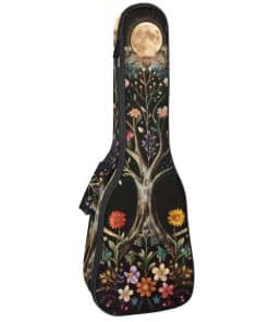 Estuche de concierto de ukulele acolchado grueso con