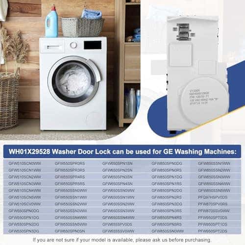 Cerradura de Puerta para Lavadora Upgrade WH01X29528 (OEM) - Imagen 5
