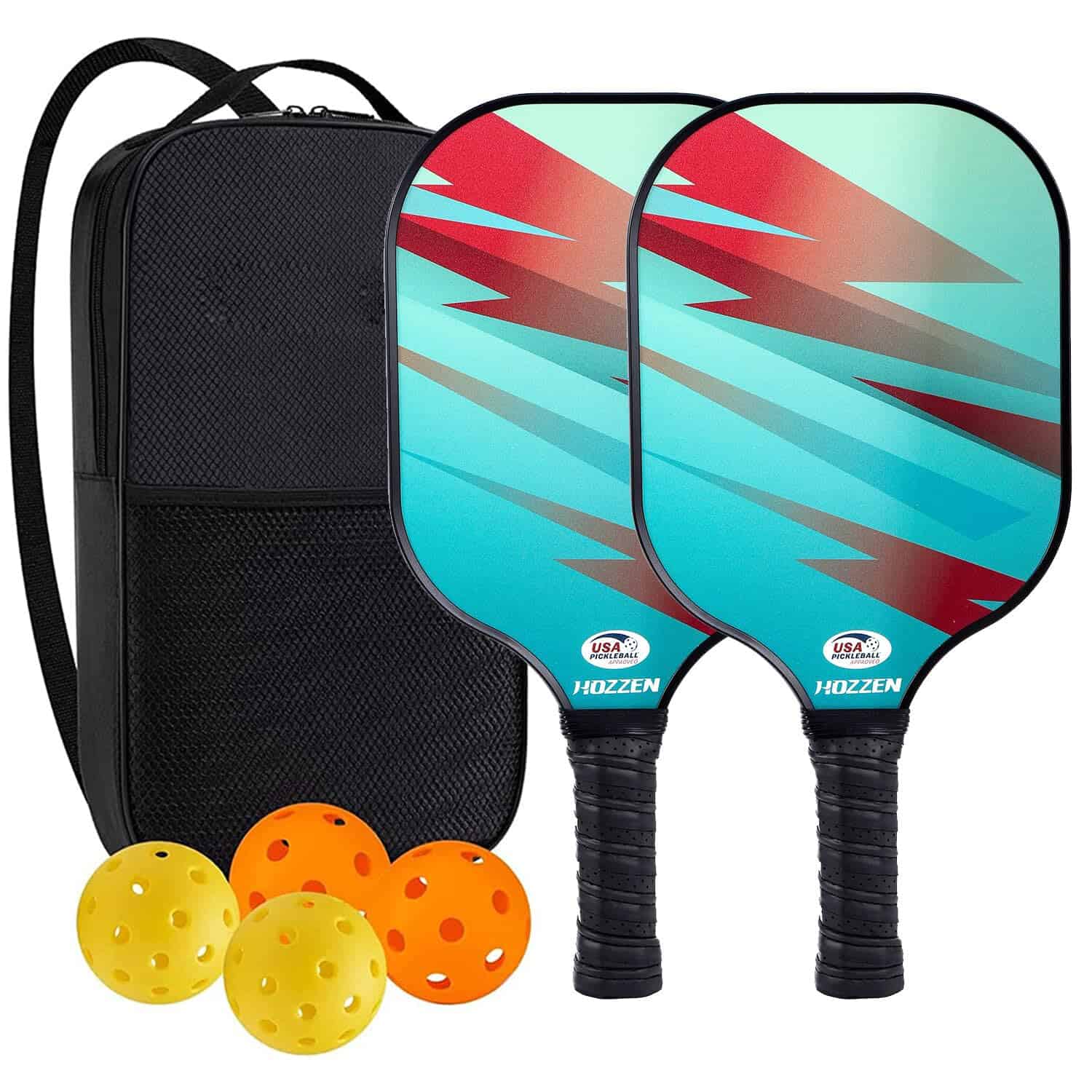 Set de Palas de Pickleball de Fibra de -Estilo 7