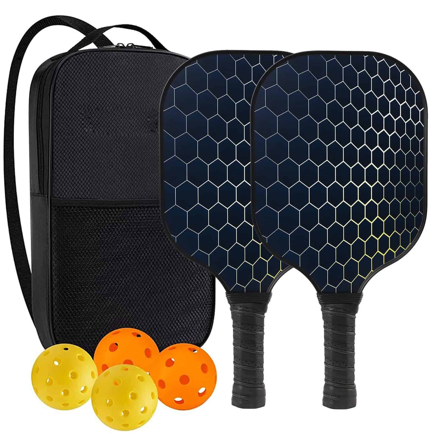 Set de Palas de Pickleball, Set de 2 Palas de Pickleball de