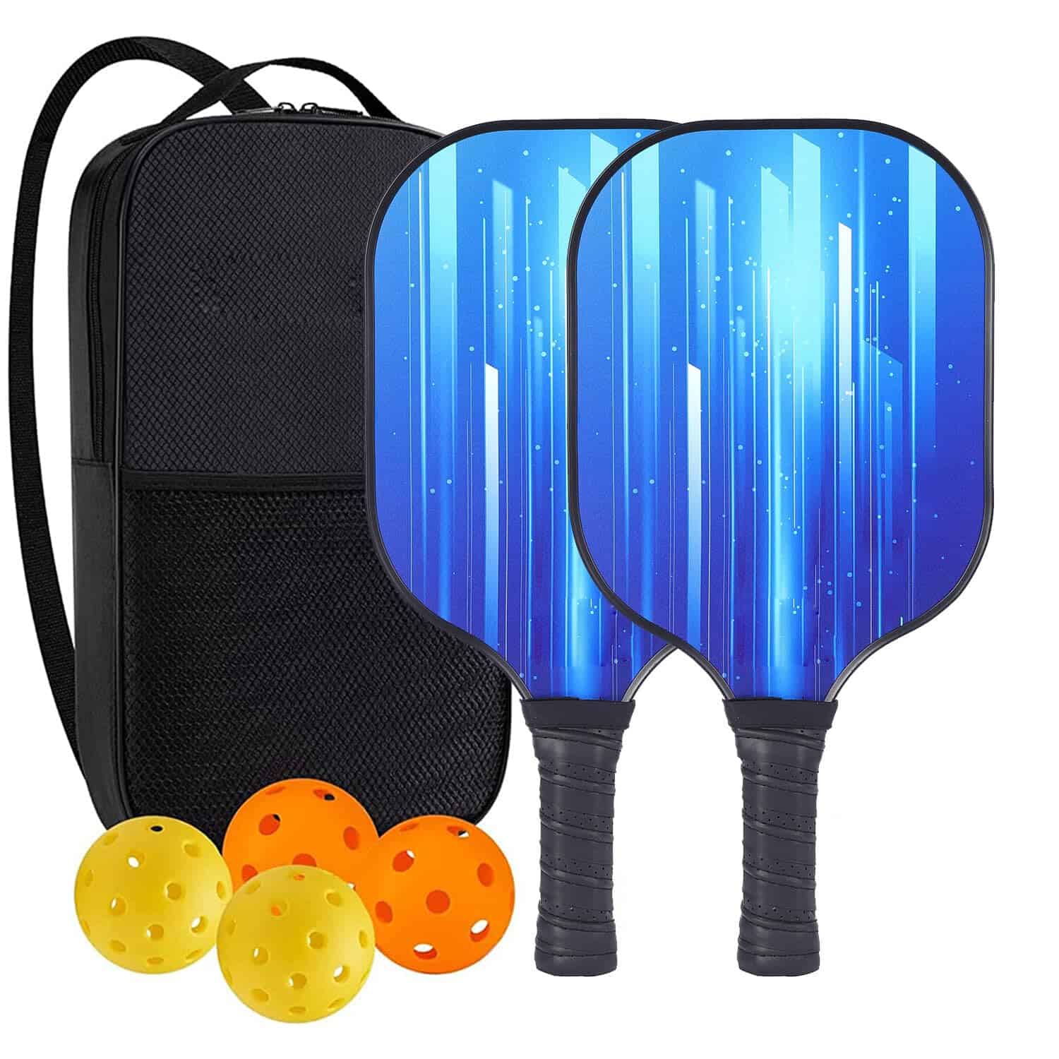 Set de Palas de Pickleball, Juego de 2 Palas de Pickleball