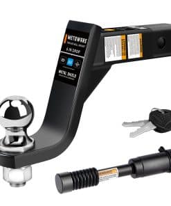 METOWARE Enganche de Remolque con Bola de 2 Pulgadas,