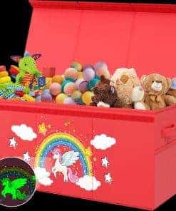 Caja de juguetes XL RUTIFUN Unicornio - Caja de juguetes