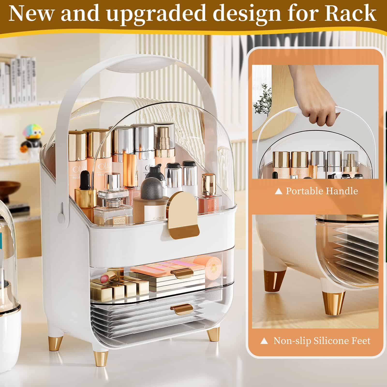 Organizador de Maquillaje, Organizador de cuidado de la - Imagen 4