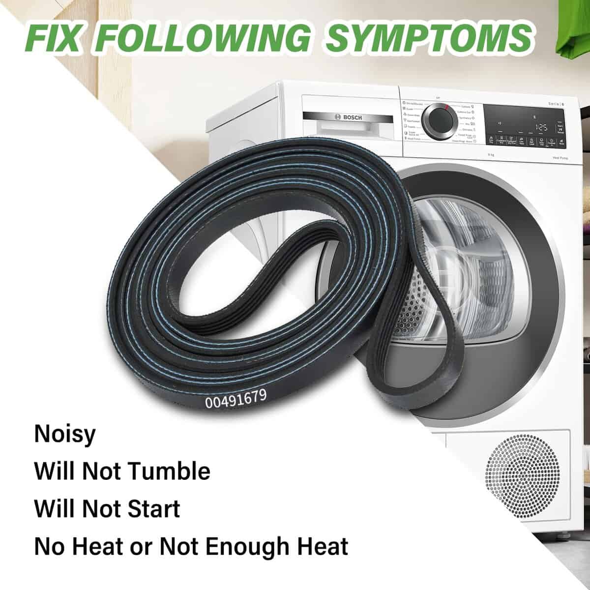 491679 00491679 Correa de Transmisión del Tambor Secador - Imagen 8