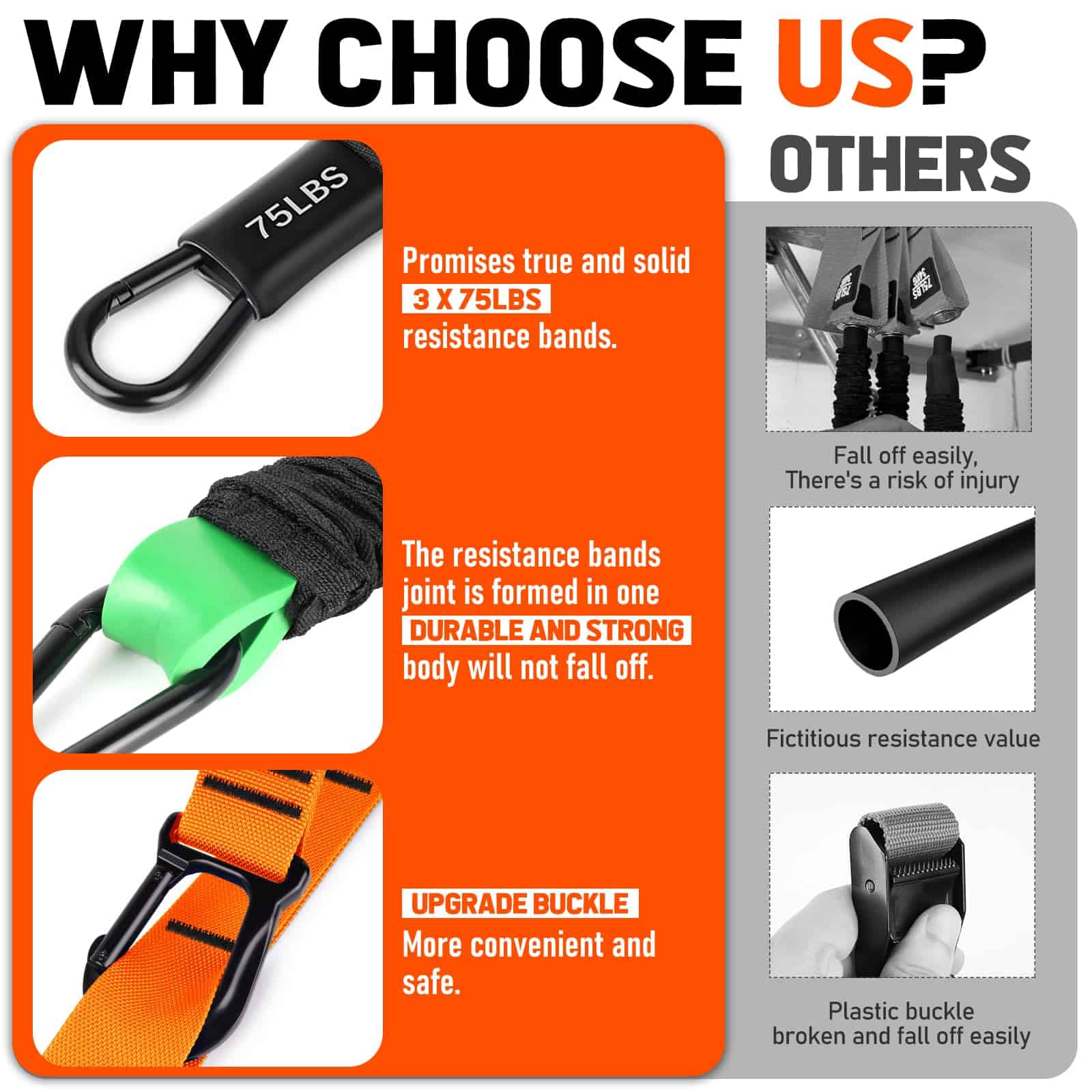 Bandas de Asistencia para Dominadas 300lbs, Bandas de - Imagen 8