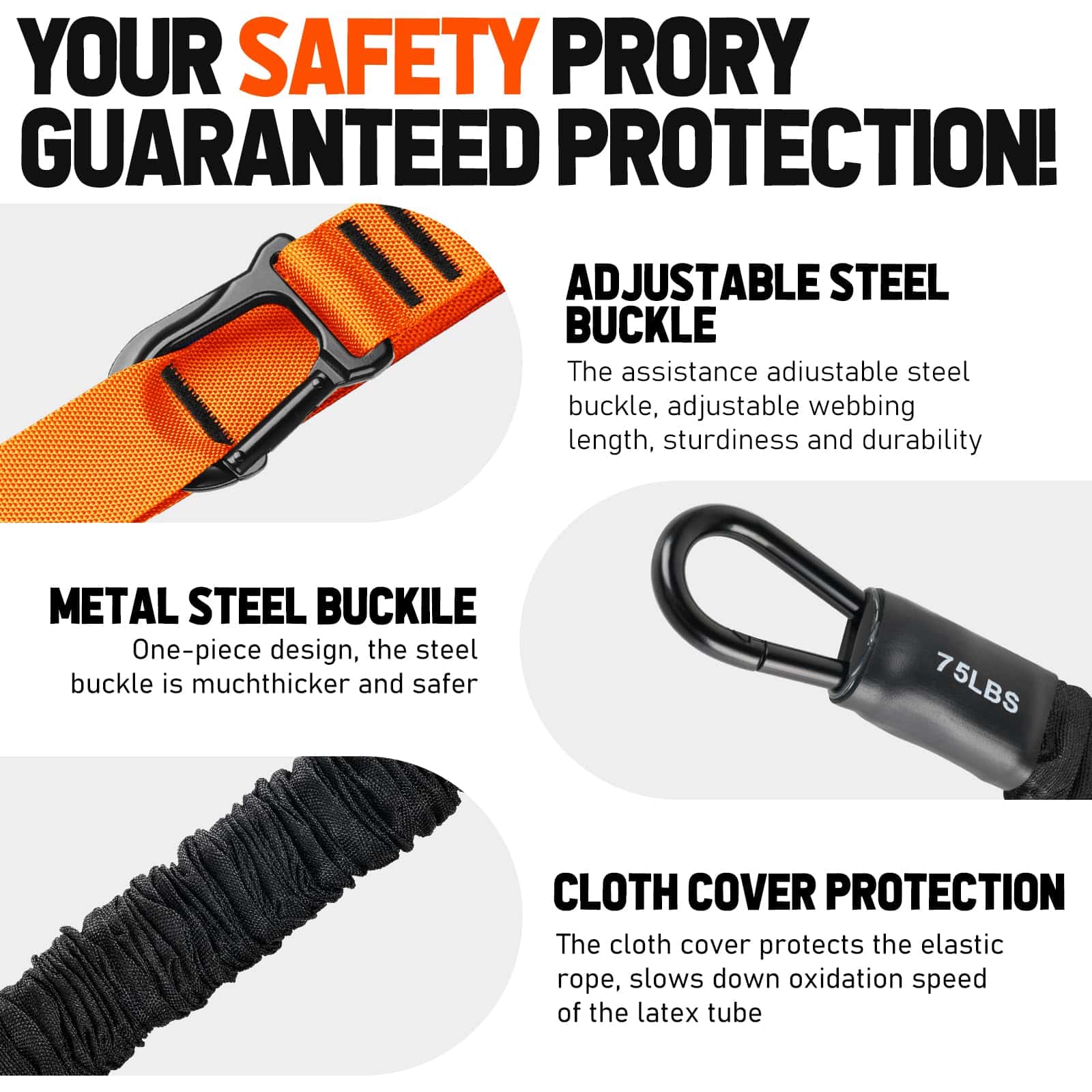 Bandas de Asistencia para Dominadas 300lbs, Bandas de - Imagen 4