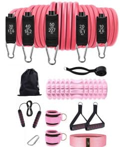 LAKXSF Exercise Bands Resistance Bands Set - Set de Bandas