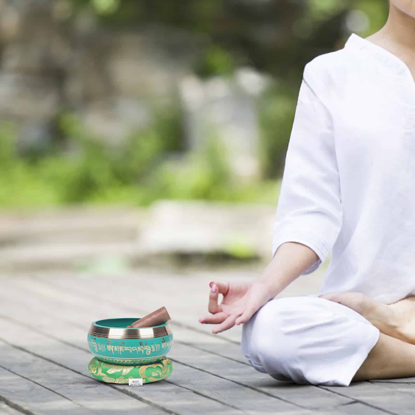 Set de Cuencos Tibetanos de Kmise - Hecho a Mano en Nepal - Imagen 6