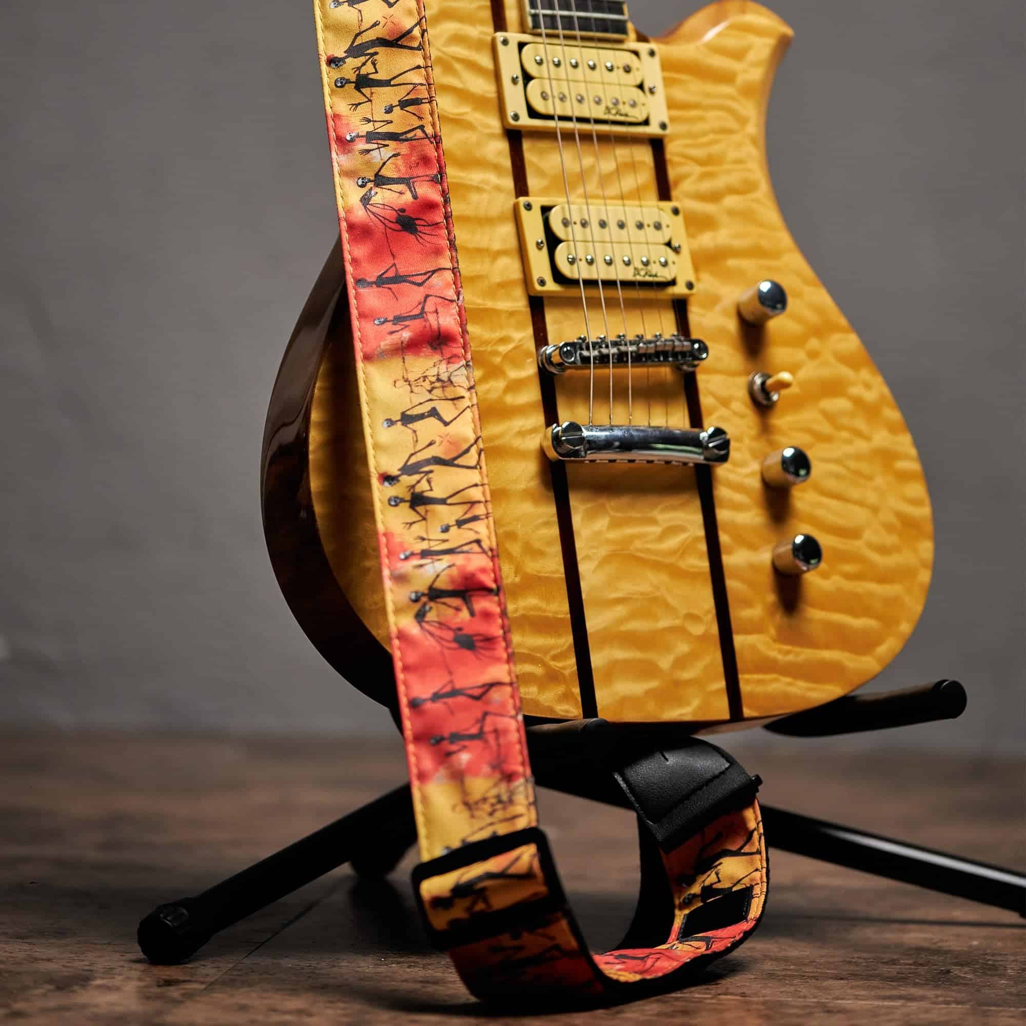 Correa para guitarra eléctrica y acústica Morto - Calavera - Imagen 8