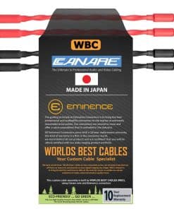 Cable de Patch Personalizado - Mogami 2534 - Para Guitarra