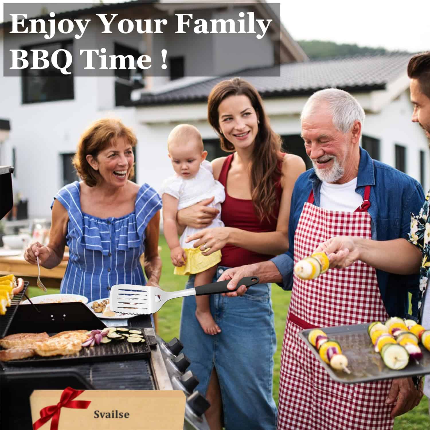 Espátula de Parrilla Svailse, Acero Inoxidable Espátula de - Imagen 6