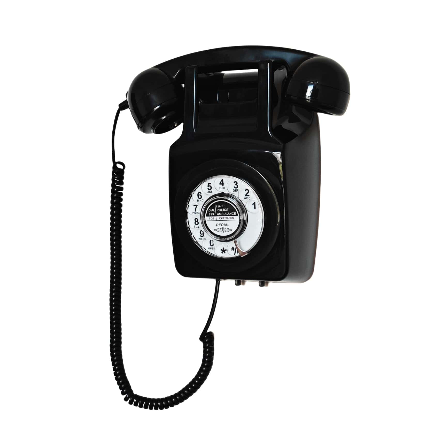 Teléfono de línea fija Retro, Teléfono de disco giratorio - Imagen 3