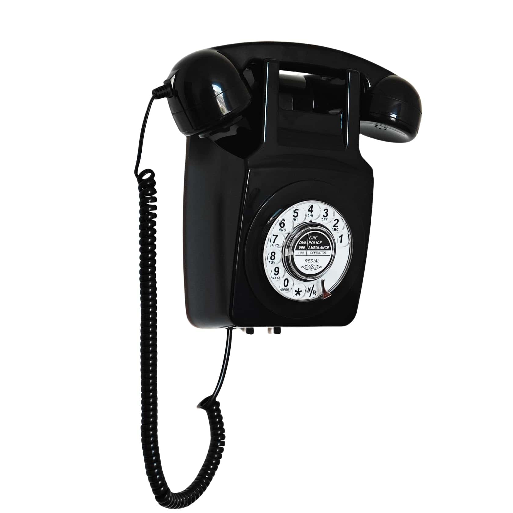 Teléfono de línea fija Retro, Teléfono de disco giratorio - Imagen 4