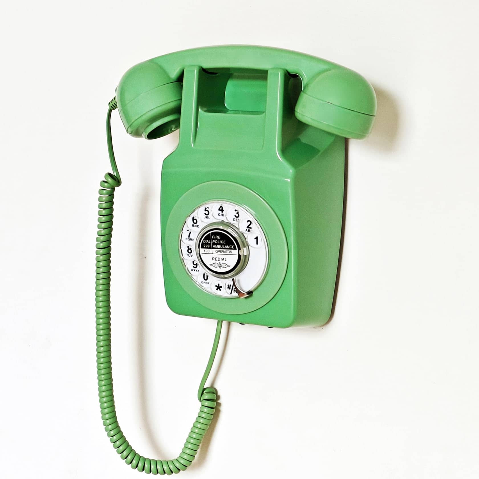 Teléfono Fijo Retro, Teléfono de Pared Clásico con Cable de - Imagen 4