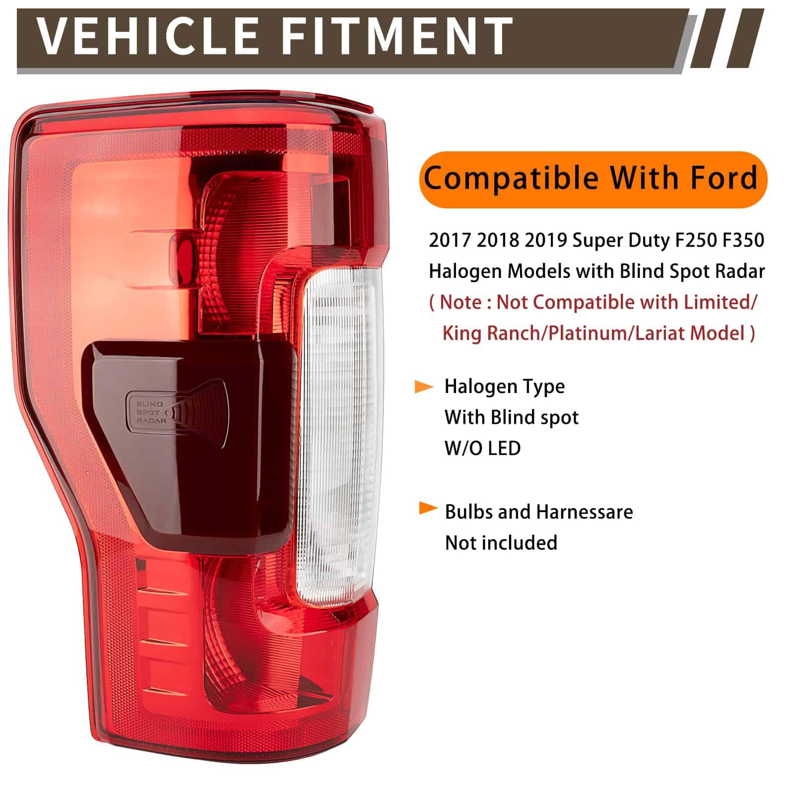 Micro de luz trasera compatible con Ford F250 F350 Super - Imagen 5