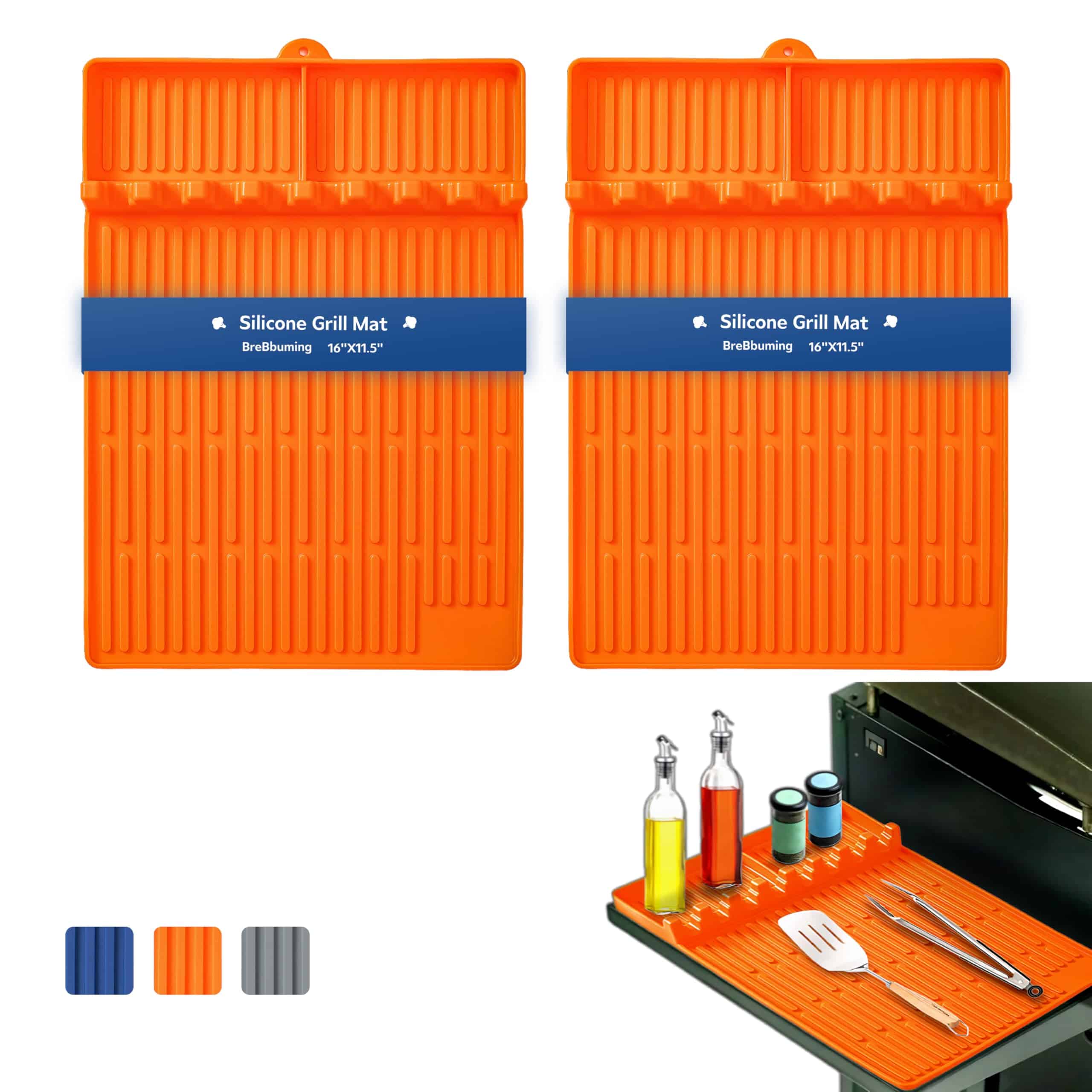 BreBbuming 2PCS Tapete de Silicona Compatible con la Mesa