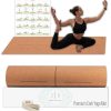 Tapete de Yoga de Corcho Extra Grande - 80"x26" Grueso