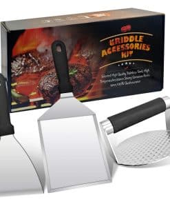 Kit de prensa de hamburguesas Smash Burger de 3 piezas -