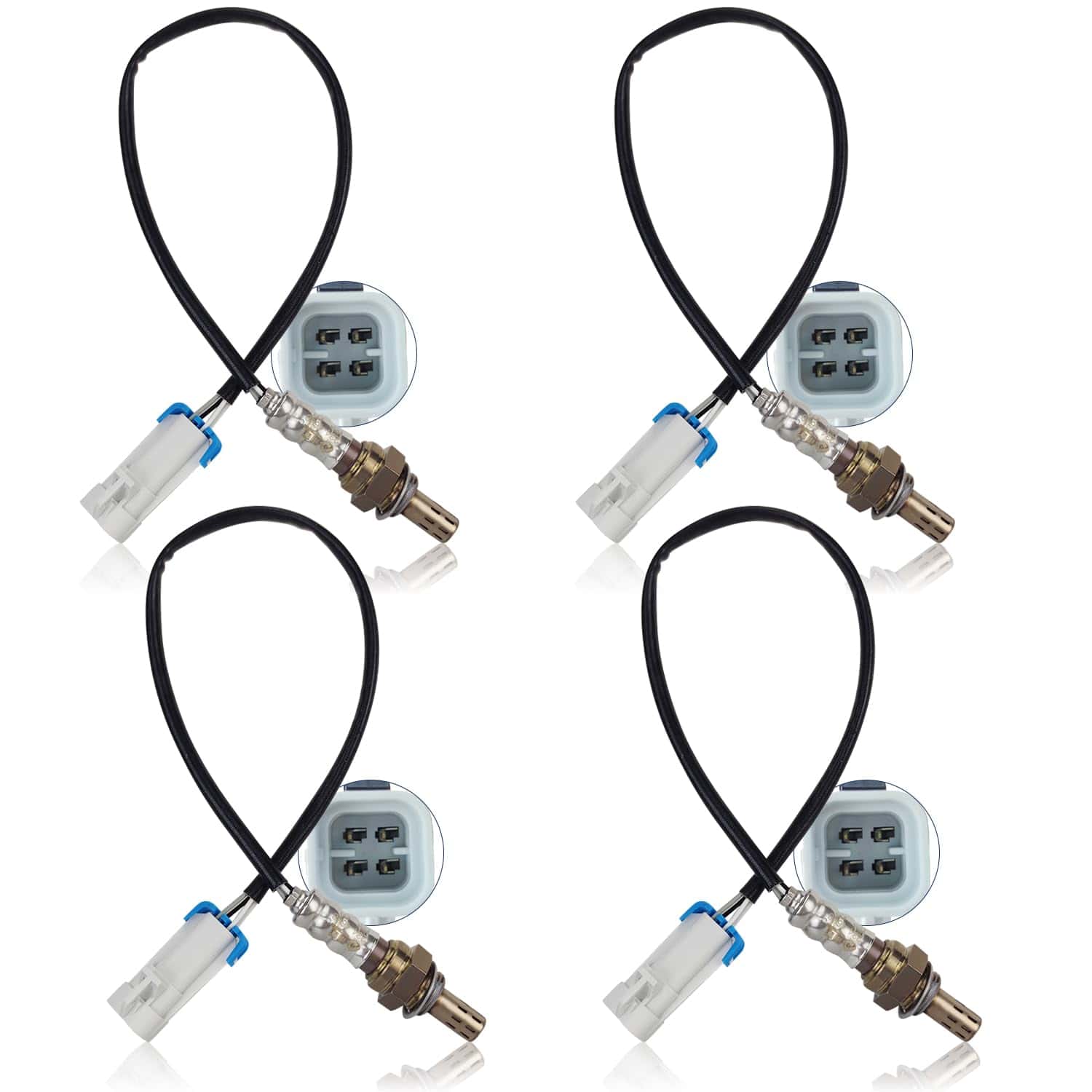 Sensor de Oxígeno 4PC 234-4668 Compatible con Cadillac,