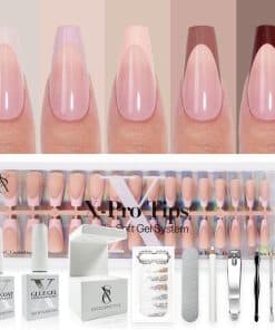 SXC Cosmetics French Tip Press On Nails - Serie Skin Tone