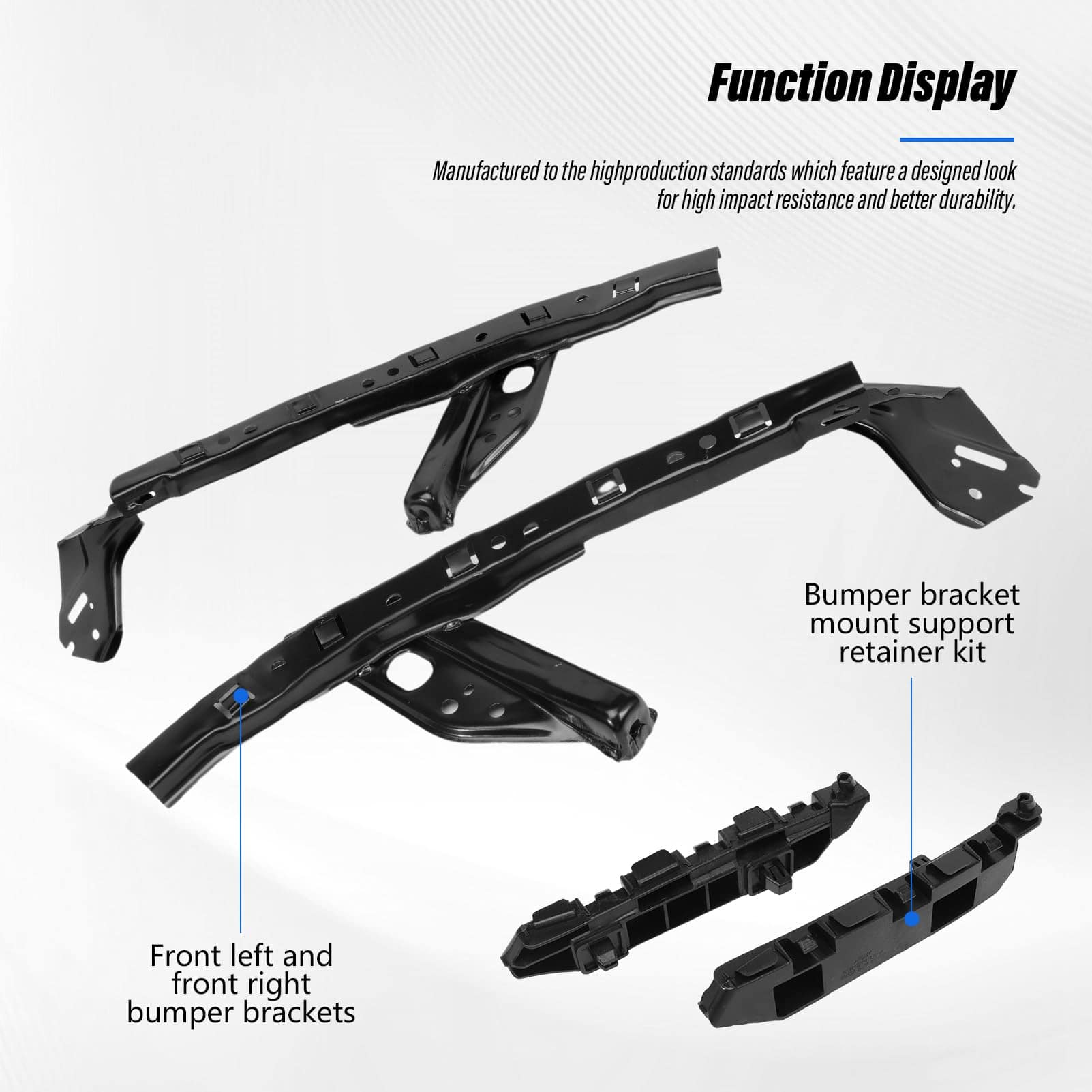 Kit de Soporte de Montaje del Faro Delantero y Parachoques - Imagen 8