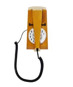 Teléfono Retro, Teléfono de Pared con -Café Claro