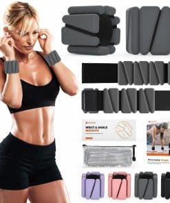 Pesas de muñeca, pesas de tobillo para -Gris