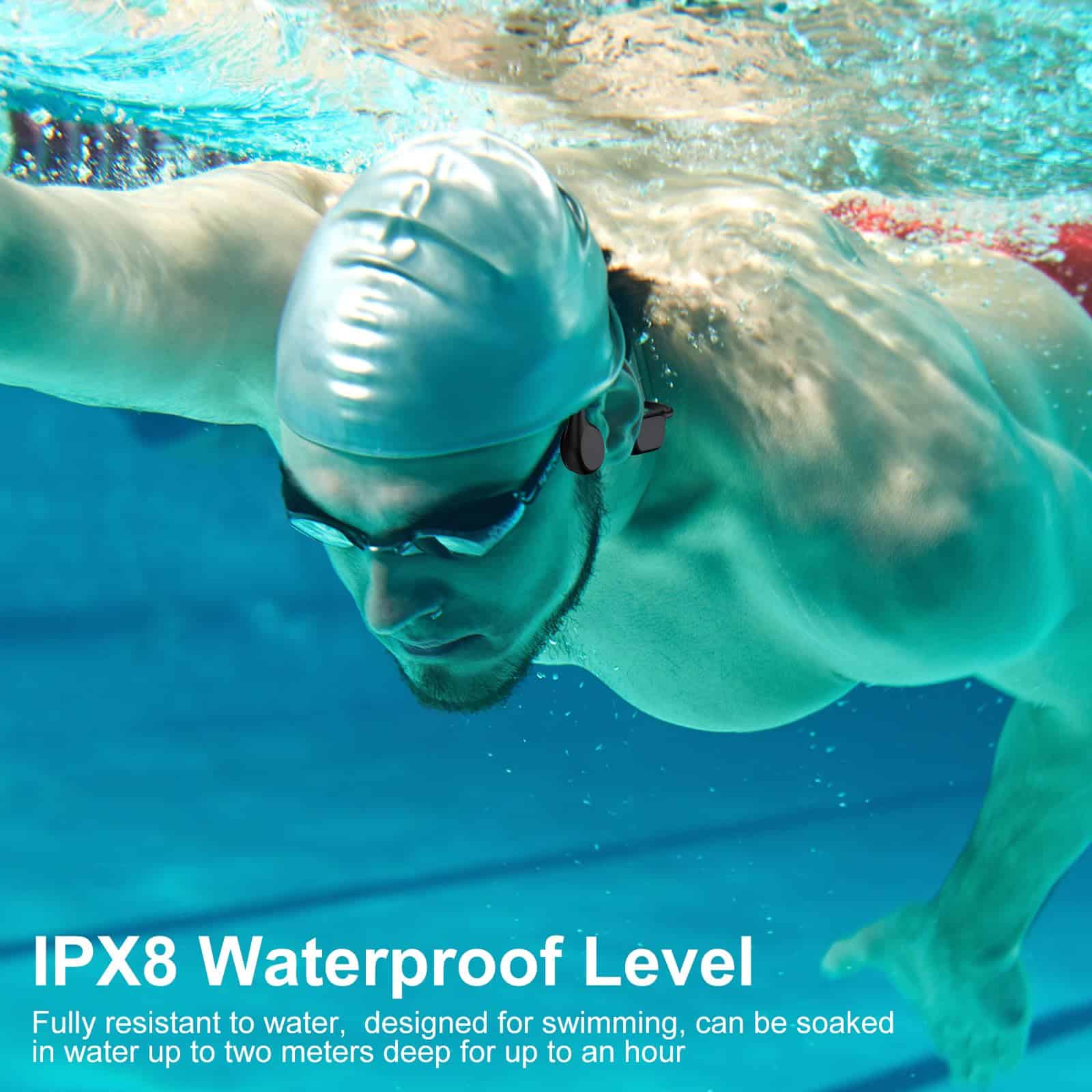 Audífonos de natación de conducción ósea RR SPORTS, - Imagen 3