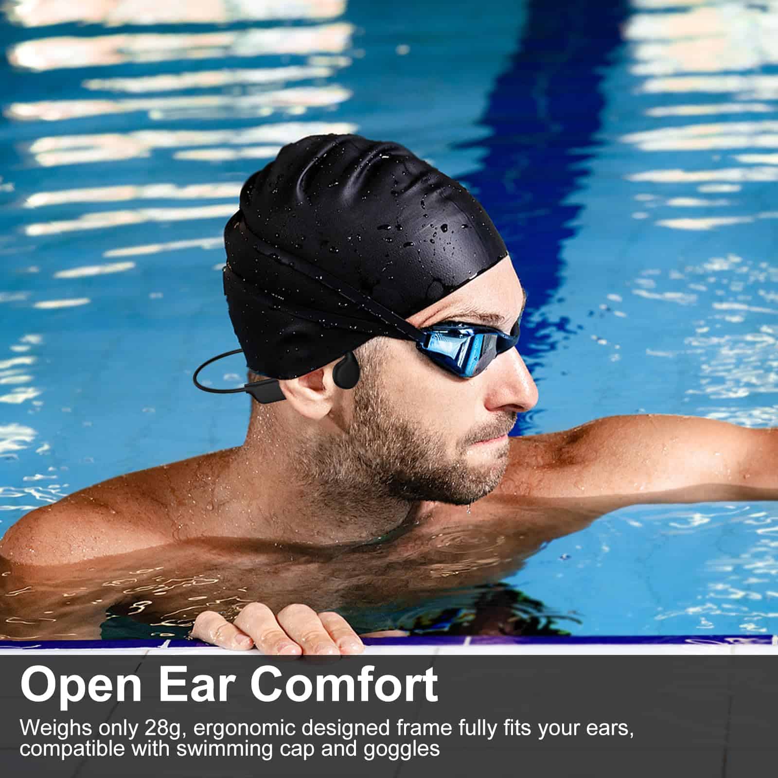 Audífonos de natación de conducción ósea RR SPORTS, - Imagen 4