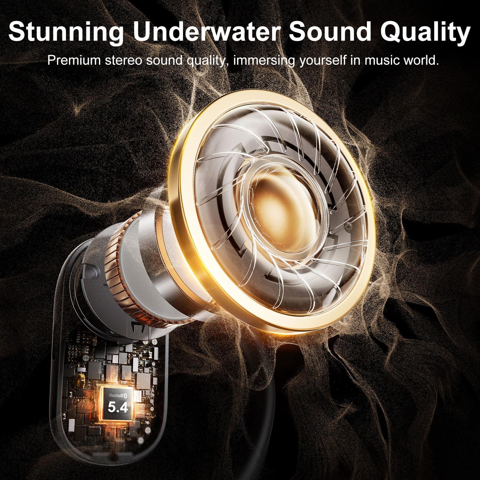 Audífonos de natación de conducción ósea RR SPORTS, - Imagen 8