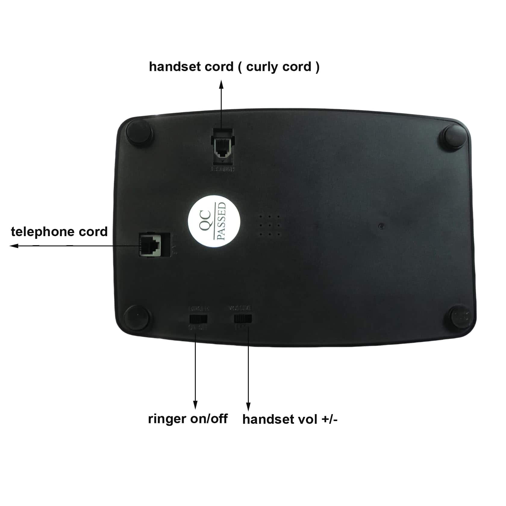 Teléfonos fijos vintage para el hogar, negro bronce retro - Imagen 7